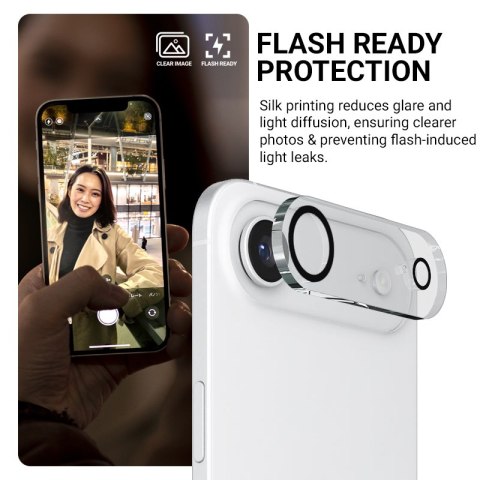 Crong Lens Shield - Szkło na aparat i obiektyw iPhone 17 Air Crong Lens Shield - Szkło na aparat i obiektyw iPhone 17 Air
