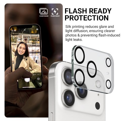 Crong Lens Shield - Szkło na aparat i obiektyw iPhone 17 Pro Crong Lens Shield - Szkło na aparat i obiektyw iPhone 17 Pro