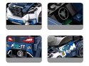 Klocki techniczne Sportowe auto GRANATOWE 164-elementy + naklejki ZA5745