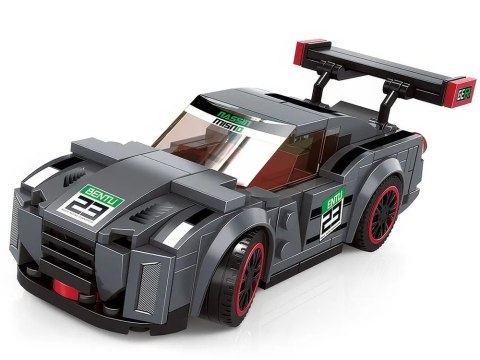 Klocki techniczne Sportowe auto SZARE 166-elementów + naklejki ZA5743 Klocki techniczne Sportowe auto SZARE 166-elementów + naklejki ZA5743