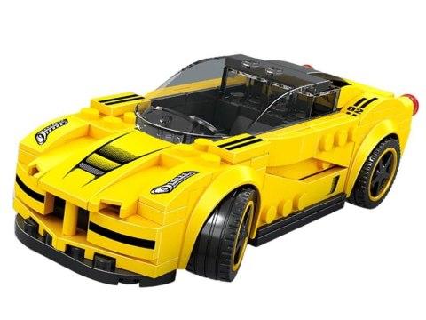 Klocki techniczne Sportowe auto ŻÓŁTE 143-elementy + naklejki ZA5742 Klocki techniczne Sportowe auto ŻÓŁTE 143-elementy + naklejki ZA5742
