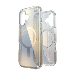 Speck Presidio Lux MagSafe - Etui iPhone 17 (Hyper Mirror Glitter / Silver Metallic)
