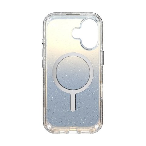 Speck Presidio Lux MagSafe - Etui iPhone 17 (Hyper Mirror Glitter / Silver Metallic)