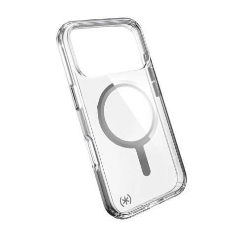 Speck Presidio Perfect Clear MagSafe - Etui iPhone 17 Pro (Clear / Silver) Speck Presidio Perfect Clear MagSafe - Etui iPhone 17 Pro (Clear / Silver)