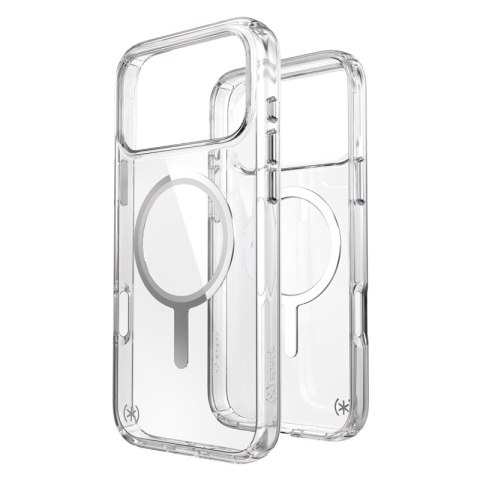 Speck Presidio Perfect Clear MagSafe - Etui iPhone 17 Pro Max (Clear / Silver) Speck Presidio Perfect Clear MagSafe - Etui iPhone 17 Pro Max (Clear / Silver)