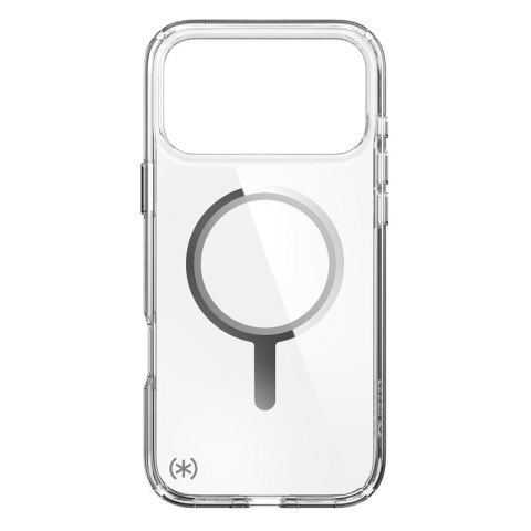 Speck Presidio Perfect Clear MagSafe - Etui iPhone 17 Pro Max (Clear / Silver) Speck Presidio Perfect Clear MagSafe - Etui iPhone 17 Pro Max (Clear / Silver)