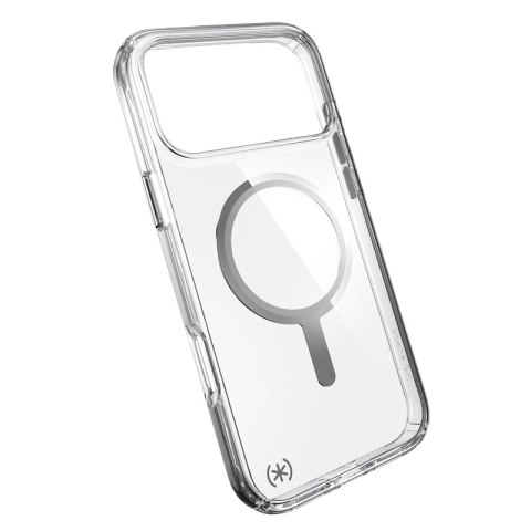 Speck Presidio Perfect Clear MagSafe - Etui iPhone 17 Pro Max (Clear / Silver) Speck Presidio Perfect Clear MagSafe - Etui iPhone 17 Pro Max (Clear / Silver)