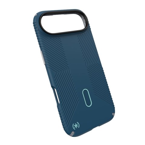 Speck Presidio2 Grip ClickLock & MagSafe - Etui iPhone 17 Air (Deep Sea / Silver Metallic / Spell Blue) Speck Presidio2 Grip ClickLock & MagSafe - Etui iPhone 17 Air (Deep Sea / Silver Metallic / Spell Blue)