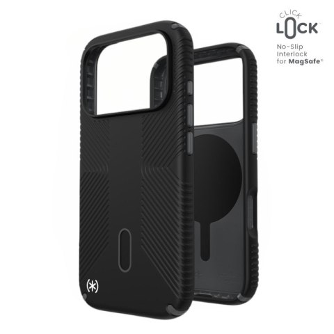 Speck Presidio2 Grip ClickLock & MagSafe - Etui iPhone 17 Pro (Black / Slate Grey / White) Speck Presidio2 Grip ClickLock & MagSafe - Etui iPhone 17 Pro (Black / Slate Grey / White)