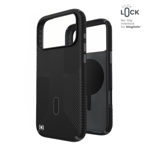 Speck Presidio2 Grip ClickLock & MagSafe - Etui iPhone 17 Pro Max (Black / Slate Grey / White) Speck Presidio2 Grip ClickLock & MagSafe - Etui iPhone 17 Pro Max (Black / Slate Grey / White)