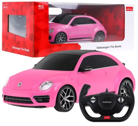 Autko R/C Volkswagen Beetle 1:14 RASTAR Różowy Autko R/C Volkswagen Beetle 1:14 RASTAR Różowy