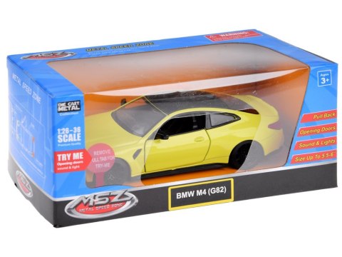 Auto metalowe model BMW M4 skala 1:32 dźwięki światła ZA4617 Auto metalowe model BMW M4 skala 1:32 dźwięki światła ZA4617