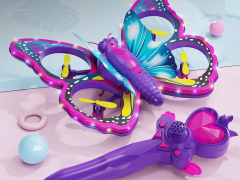 Bajecznie kolorowy Motyl Dron sterowany za pomocą Magicznej Różdżki RC0727 Bajecznie kolorowy Motyl Dron sterowany za pomocą Magicznej Różdżki RC0727