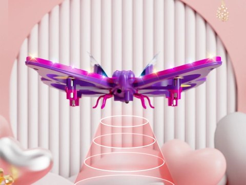 Bajecznie kolorowy Motyl Dron sterowany za pomocą Magicznej Różdżki RC0727 Bajecznie kolorowy Motyl Dron sterowany za pomocą Magicznej Różdżki RC0727