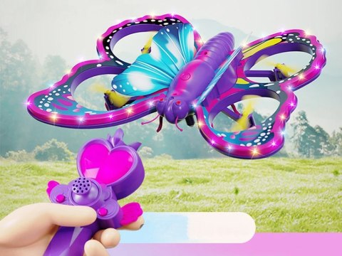 Bajecznie kolorowy Motyl Dron sterowany za pomocą Magicznej Różdżki RC0727 Bajecznie kolorowy Motyl Dron sterowany za pomocą Magicznej Różdżki RC0727