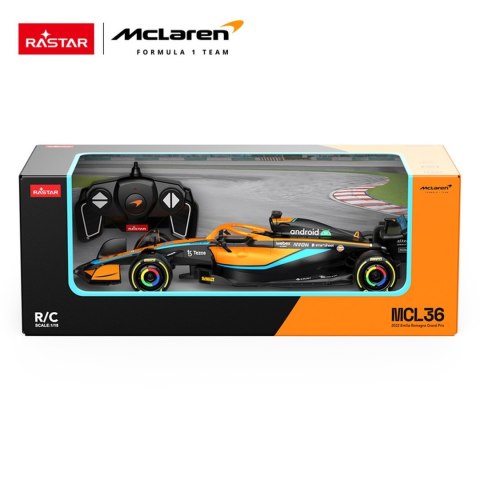 Bolid R/C 1:18 McLaren F1 MCL36 Pomarańczowy RASTAR Bolid R/C 1:18 McLaren F1 MCL36 Pomarańczowy RASTAR