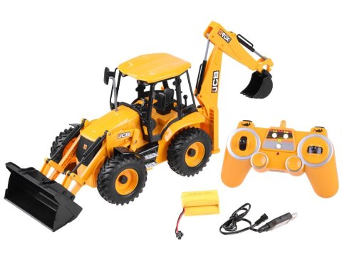 Duży Traktor Spychacz Koparka JCB zdalnie sterowana na pilota 1:20 RC0578 Duży Traktor Spychacz Koparka JCB zdalnie sterowana na pilota 1:20 RC0578