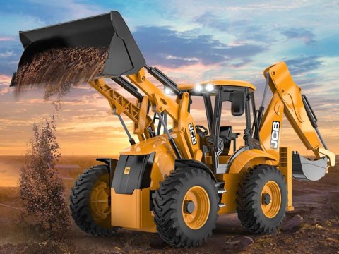 Duży Traktor Spychacz Koparka JCB zdalnie sterowana na pilota 1:20 RC0578 Duży Traktor Spychacz Koparka JCB zdalnie sterowana na pilota 1:20 RC0578