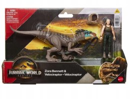 Jurassic World Dinozaur Zora Bennett&Velociraptor