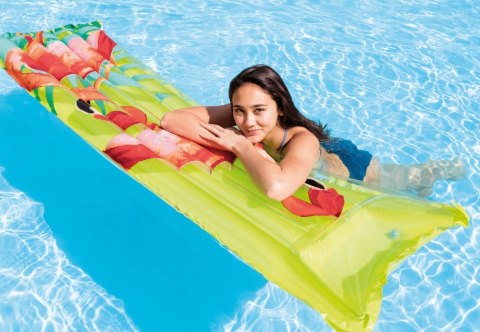 Materac Plażowy 183 x 69 cm INTEX Zielony Materac Plażowy 183 x 69 cm INTEX Zielony