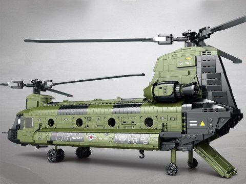 Reobrix Licencjonowane Klocki Helikopter CH-47 Chinook 1458 ele ZA5802 Reobrix Licencjonowane Klocki Helikopter CH-47 Chinook 1458 ele ZA5802