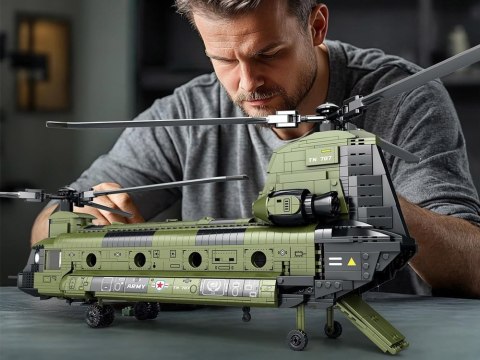 Reobrix Licencjonowane Klocki Helikopter CH-47 Chinook 1458 ele ZA5802 Reobrix Licencjonowane Klocki Helikopter CH-47 Chinook 1458 ele ZA5802