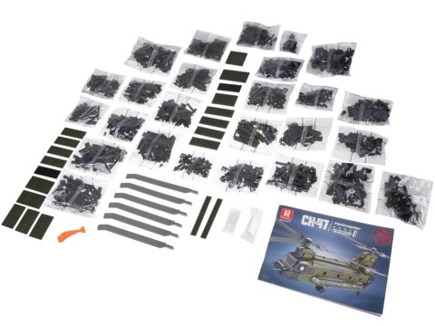 Reobrix Licencjonowane Klocki Helikopter CH-47 Chinook 1458 ele ZA5802 Reobrix Licencjonowane Klocki Helikopter CH-47 Chinook 1458 ele ZA5802