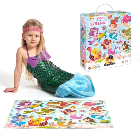CzuCzu Magiczne puzzle Syrenki 4+ CzuCzu Magiczne puzzle Syrenki 4+