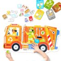 CzuCzu Moto puzzle Śmieciarka 2+,3+
