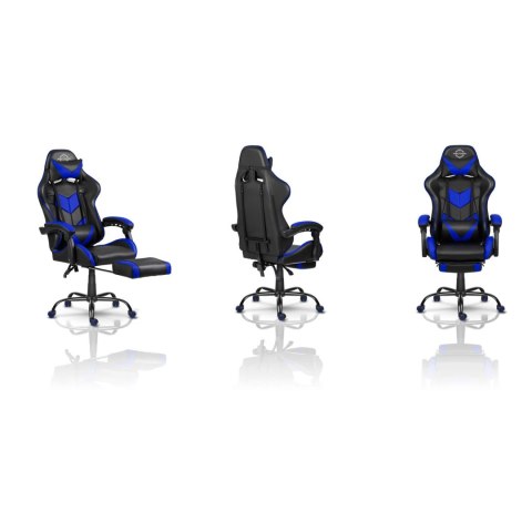 Fotel biurowy dla gracza Sofotel Cerber czarno-niebieski Fotel biurowy dla gracza Sofotel Cerber czarno-niebieski