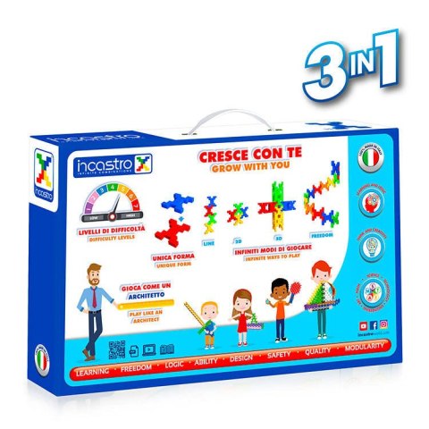 Incastro Fairground 3w1 150 el. - Klocki konstrukcyjne Incastro Fairground 3w1 150 el. - Klocki konstrukcyjne