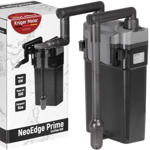 Kruger Meier NeoEdge Prime 800 - filtr zewnętrzny do akwarium 30l - 90l Kruger Meier NeoEdge Prime 800 - filtr zewnętrzny do akwarium 30l - 90l