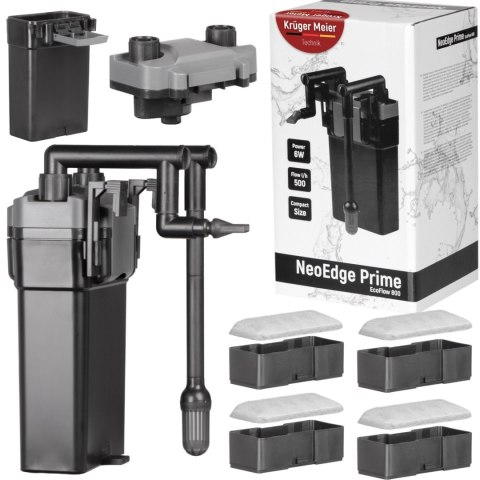 Kruger Meier NeoEdge Prime 800 - filtr zewnętrzny do akwarium 30l - 90l Kruger Meier NeoEdge Prime 800 - filtr zewnętrzny do akwarium 30l - 90l