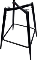 Krzesło barowe AVA GREY VELVET hoker BAR