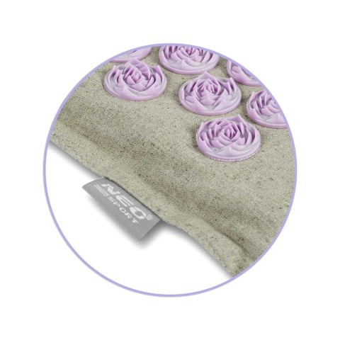 Mata do akupresury z kolcami Neo-Sport NS902- szaro-lawendowa Mata do akupresury z kolcami Neo-Sport NS902- szaro-lawendowa