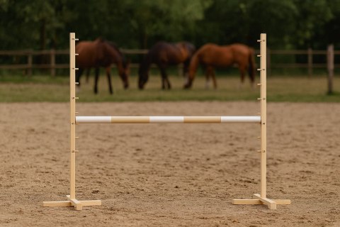 Przeszkoda skokowa do Hobby Horse 120cm, belka beżowa Przeszkoda skokowa do Hobby Horse 120cm, belka beżowa