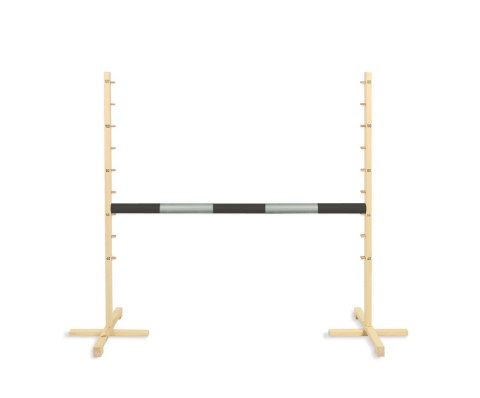 Przeszkoda skokowa do Hobby Horse 120cm, belka czarno-srebrna