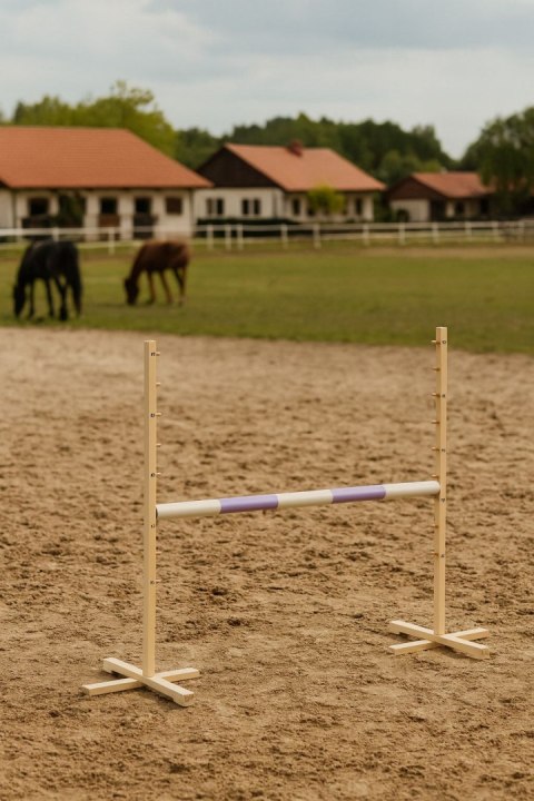Przeszkoda skokowa do Hobby Horse 120cm, belka fioletowa