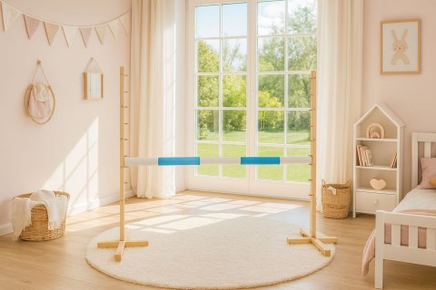 Przeszkoda skokowa do Hobby Horse 120cm, belka jasnoniebieska