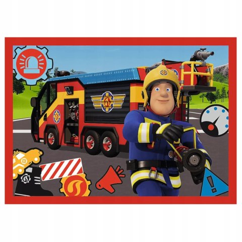 Puzzle 4w1 Strażak Sam, Przygody Strażaka Sama 4 układanki Trefl 34632 Puzzle 4w1 Strażak Sam, Przygody Strażaka Sama 4 układanki Trefl 34632