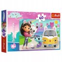 Puzzle Gabby i kocie przygody, Koci Domek Gabi 60 elementów Trefl 17415 Puzzle Gabby i kocie przygody, Koci Domek Gabi 60 elementów Trefl 17415