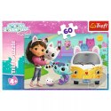 Puzzle Gabby i kocie przygody, Koci Domek Gabi 60 elementów Trefl 17415 Puzzle Gabby i kocie przygody, Koci Domek Gabi 60 elementów Trefl 17415