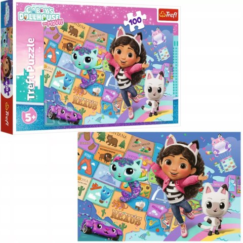 Puzzle Przyjaźń w kocim domku Gabi 100 elementów Trefl 16515 Puzzle Przyjaźń w kocim domku Gabi 100 elementów Trefl 16515