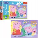 Puzzle Szczęśliwa świnka, Świnka Peppa 60 elementów Trefl 17414 Puzzle Szczęśliwa świnka, Świnka Peppa 60 elementów Trefl 17414