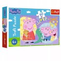 Puzzle Szczęśliwa świnka, Świnka Peppa 60 elementów Trefl 17414 Puzzle Szczęśliwa świnka, Świnka Peppa 60 elementów Trefl 17414