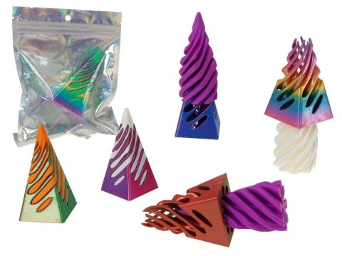 Układanka magiczny stożek 8cm MIX Układanka magiczny stożek 8cm MIX