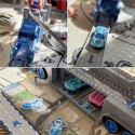 WOOPIE Ciężarówka Policyjna 2w1Transporter Tor Samochodowy