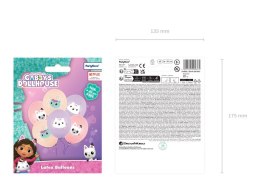 Balony lateksowe Strong Koci Domek Gabi Pastelowe Mix 30 cm 6 szt