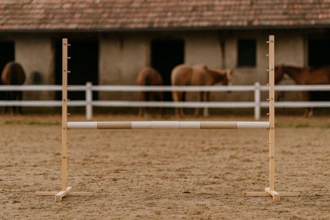 Belka do przeszkody do skakania na Hobby Horse - beżowa - 160 cm Belka do przeszkody do skakania na Hobby Horse - beżowa - 160 cm