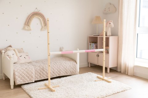 Belka do przeszkody do skakania na Hobby Horse - jasny róż - 120 cm